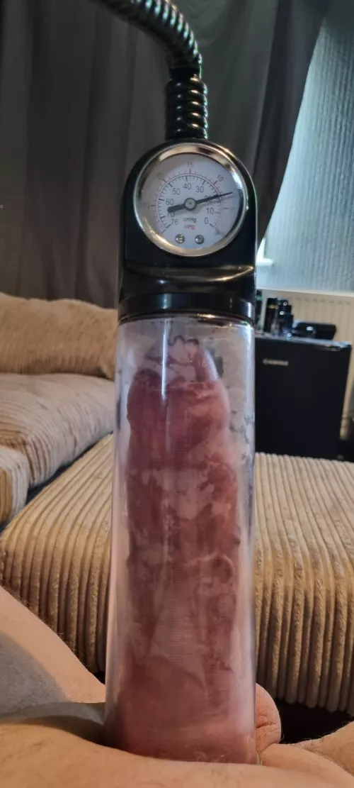 Nearly filling the tube