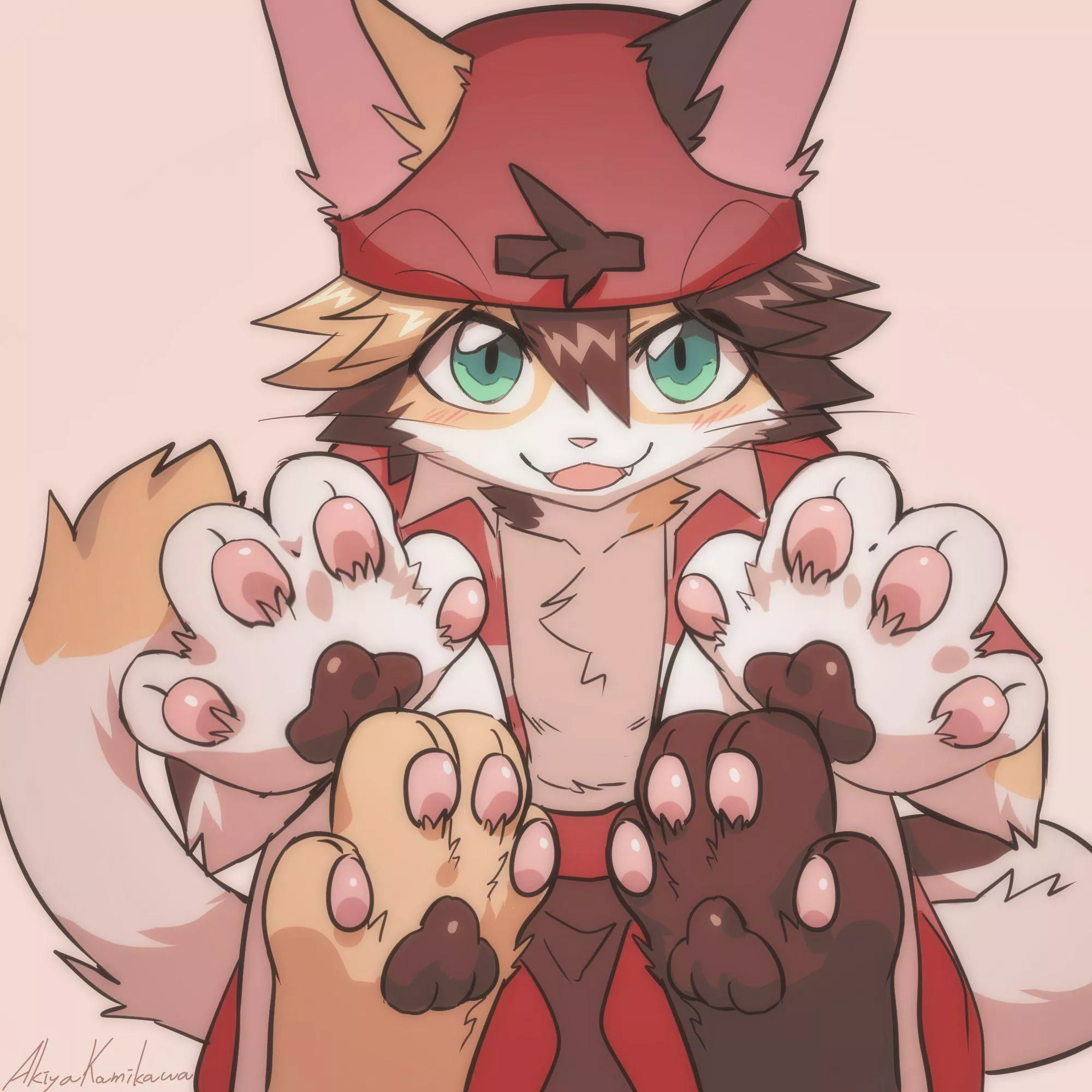 Paws💕 (By me @AkiyakamikawaX on twitter)