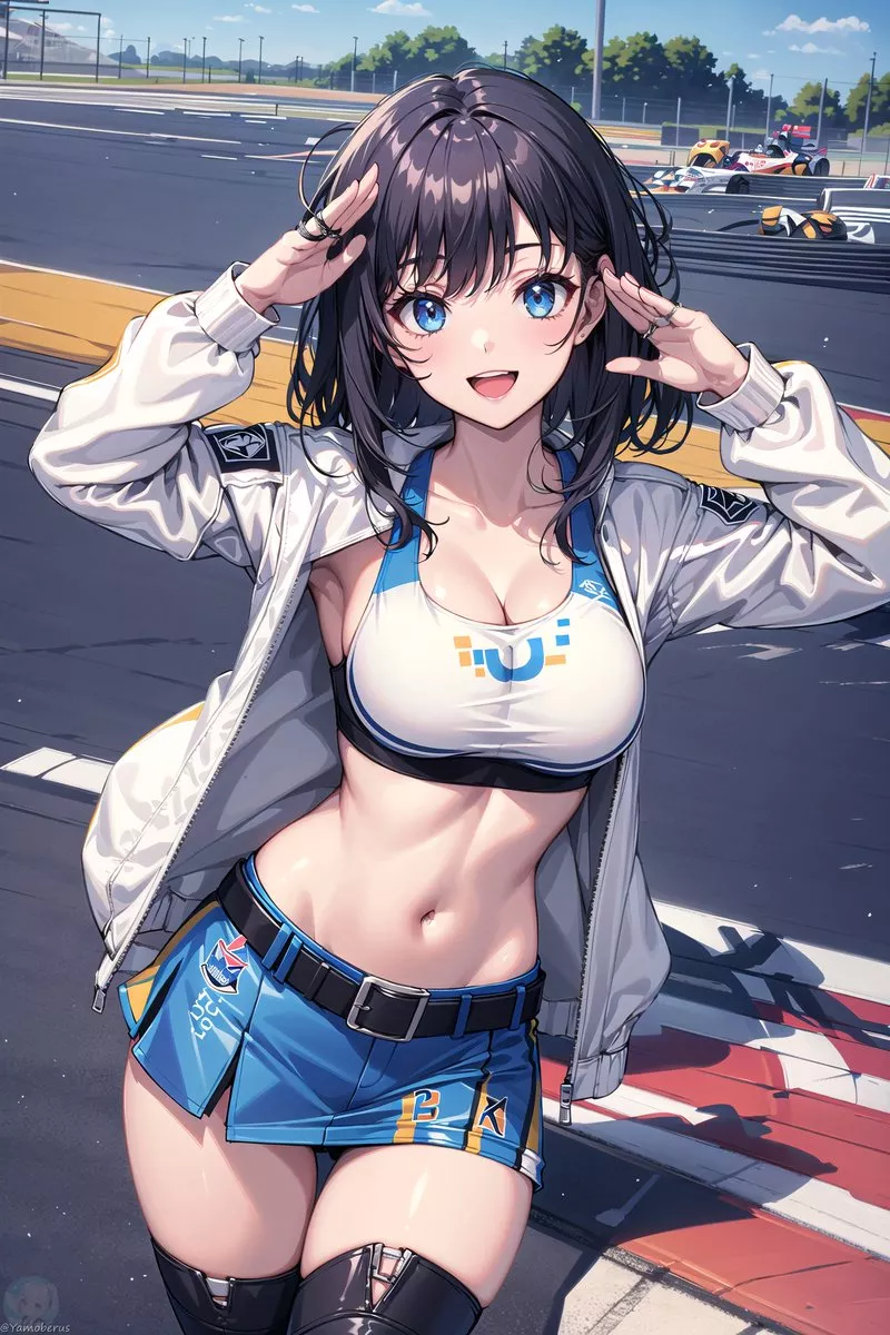 Race Queen Midriff