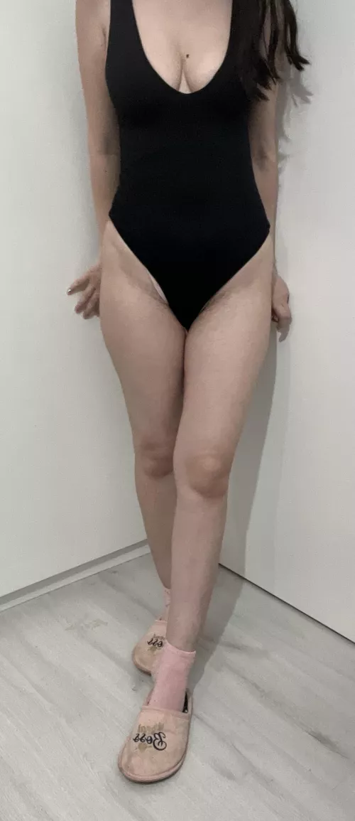 Sexy teen with sexy bodysuit