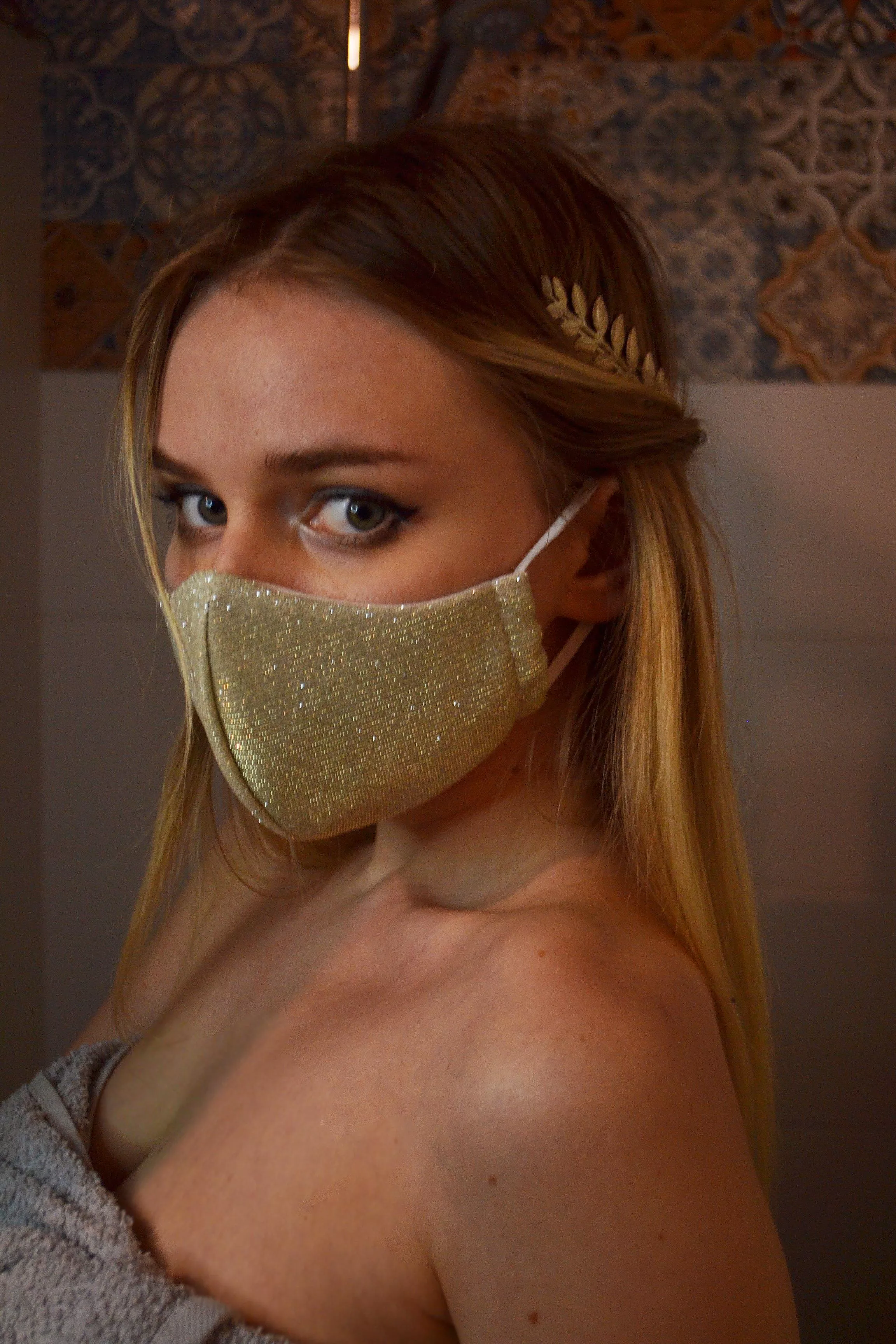 shower warms my body