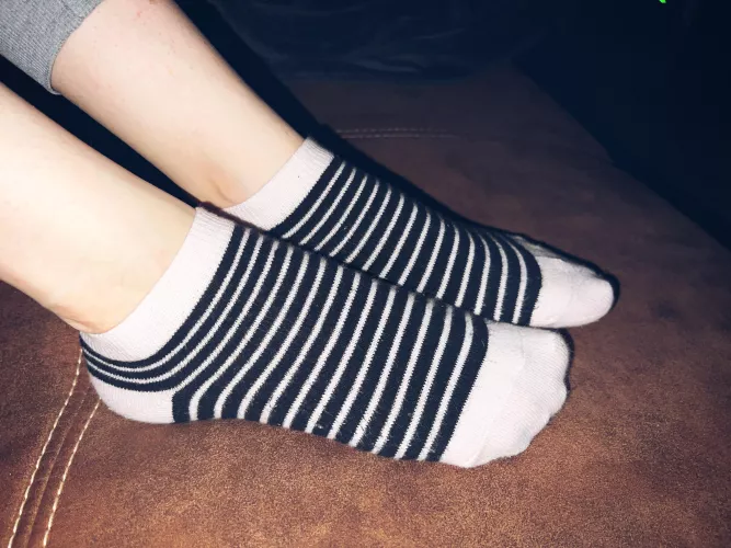 Striped Socks and Toes: A Match Made in Heaven