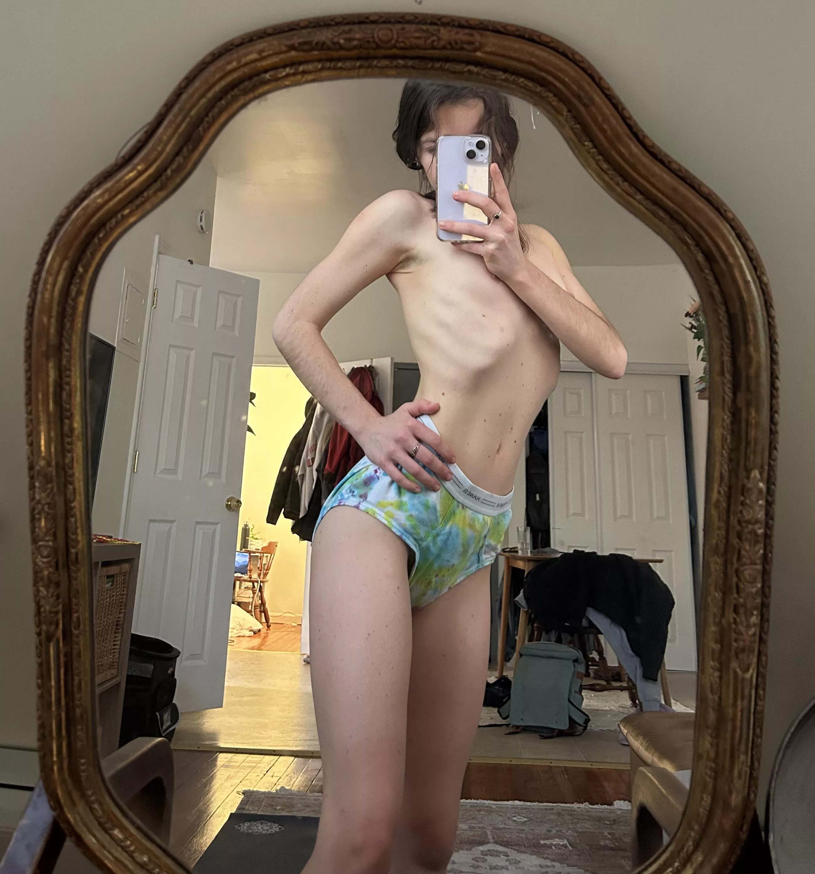 Stroke my ribs and I’ll stroke you