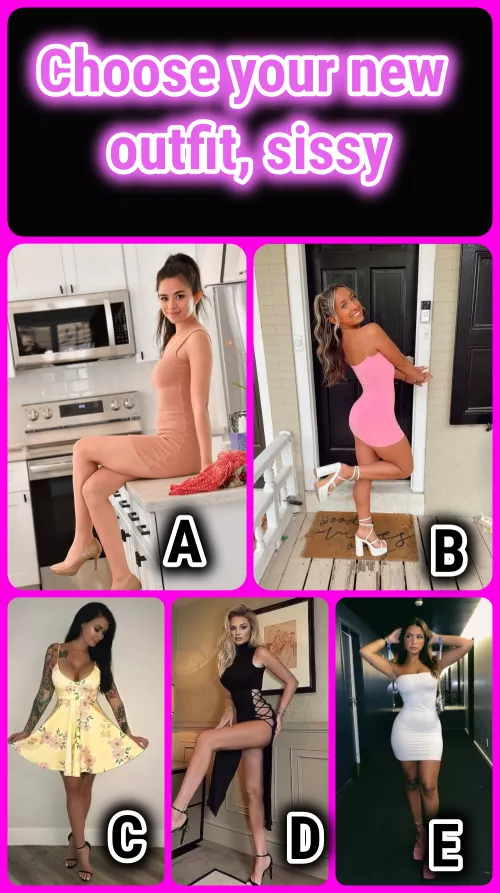 This time dresses are on the table. (Last one got removed)