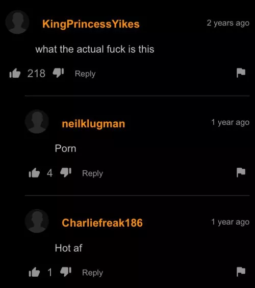 Three reactions: pick yours