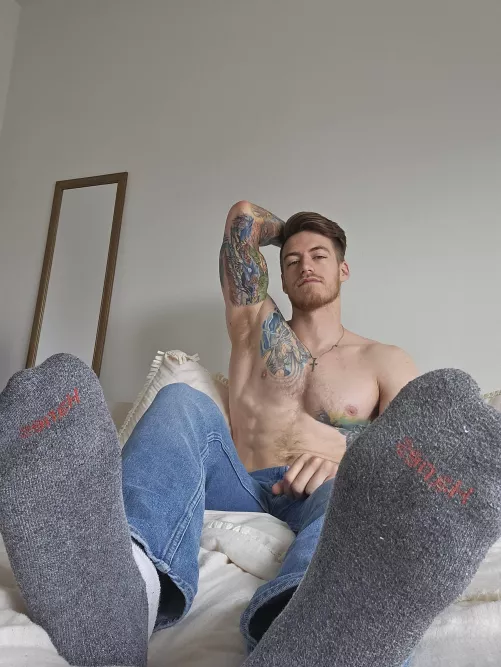 Time for your daily sniffing, come here boy 😂