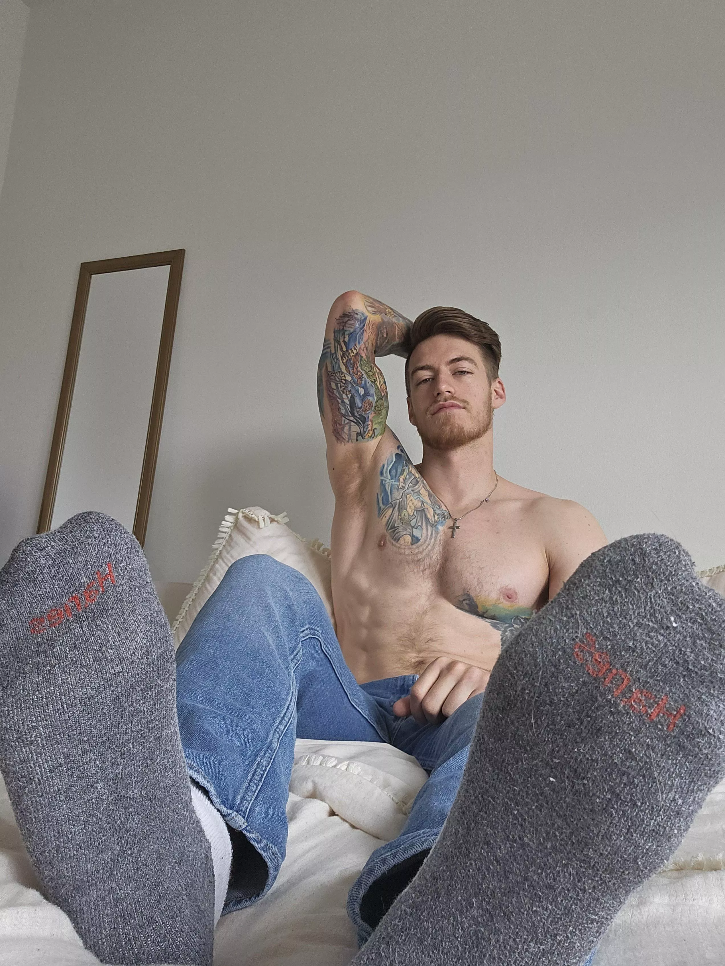 Time for your daily sniffing, come here boy 😂