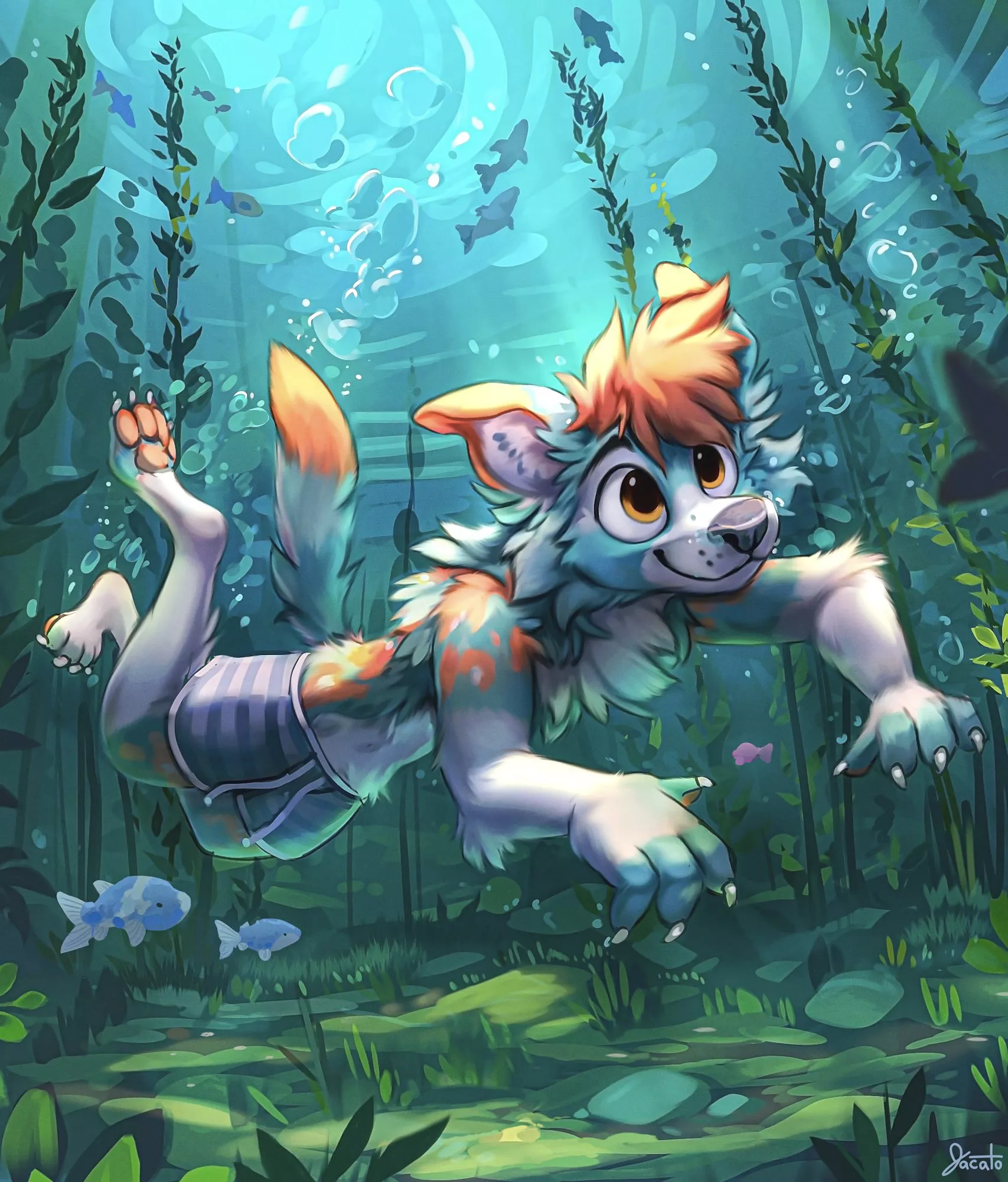 Under a Bright Blue Sea [Jacato]