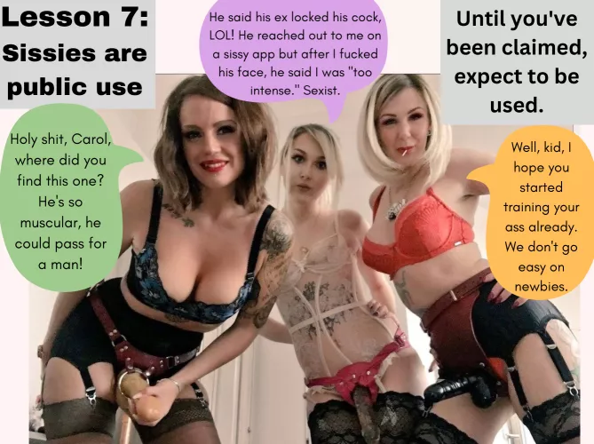 Welcome to single life, sissy