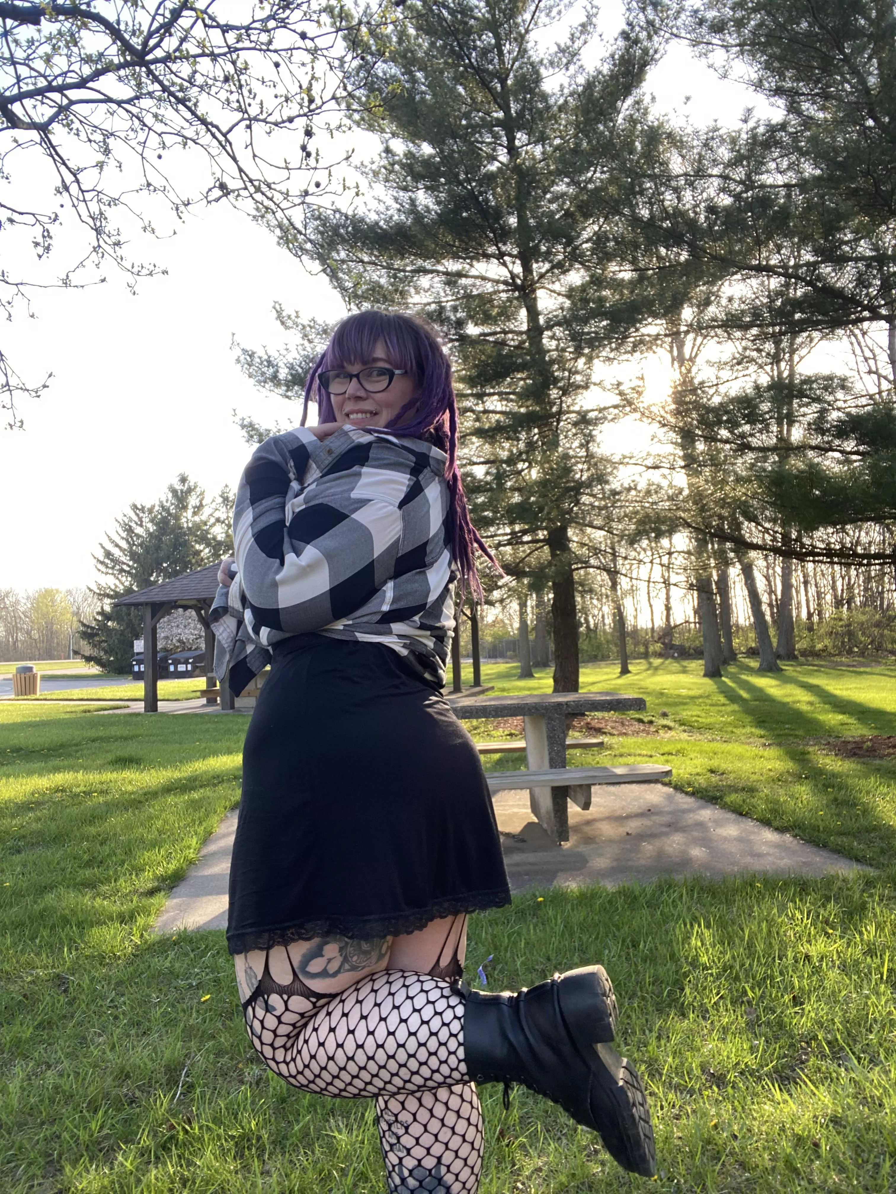 Your goth girlfriend in her natural habitat