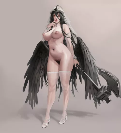 Albedo Lusty Fighter (Jeneral) [Overlord] (X-post from r/Fuckubus)
