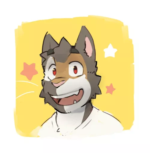 Big smile! (art by Gato Matero)