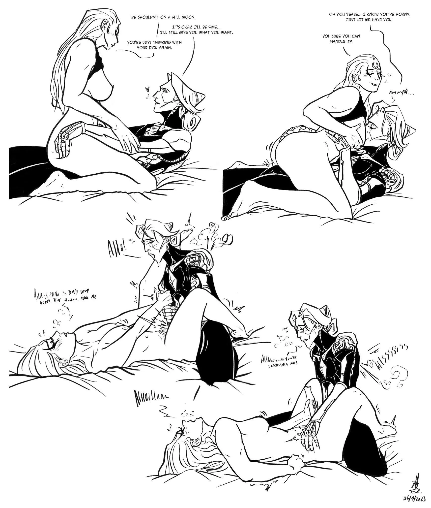 Camille and Diana do it (Dinodogstudio)