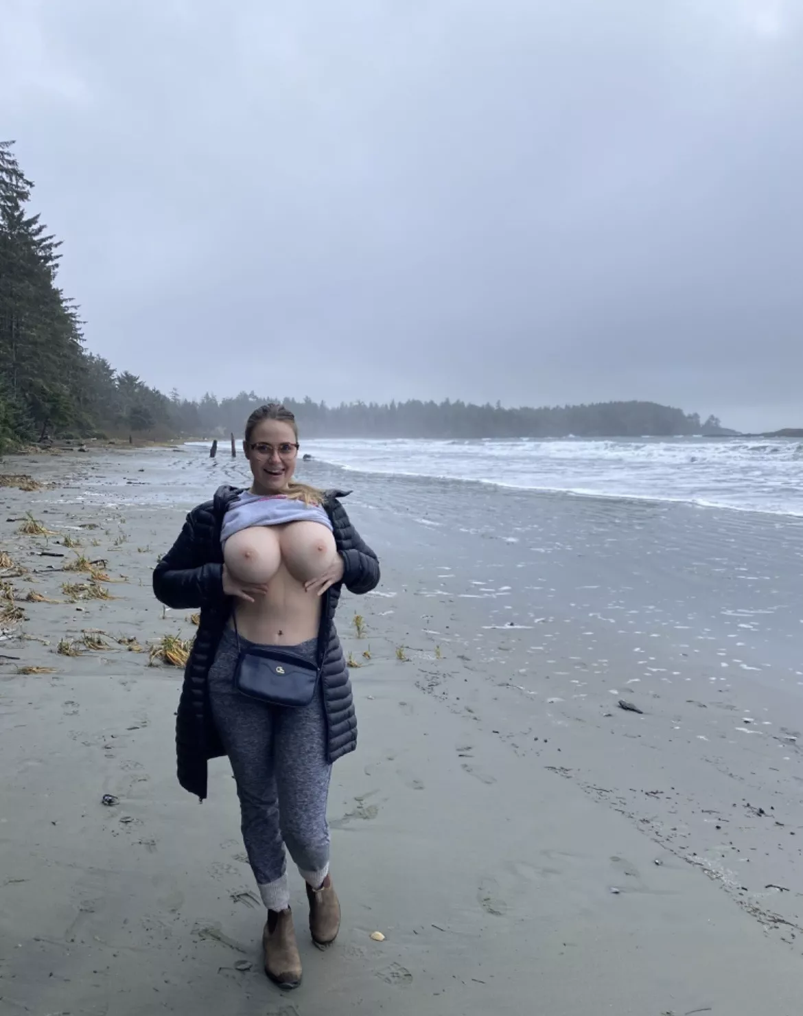 Did my big tits make your dick twitch a little?