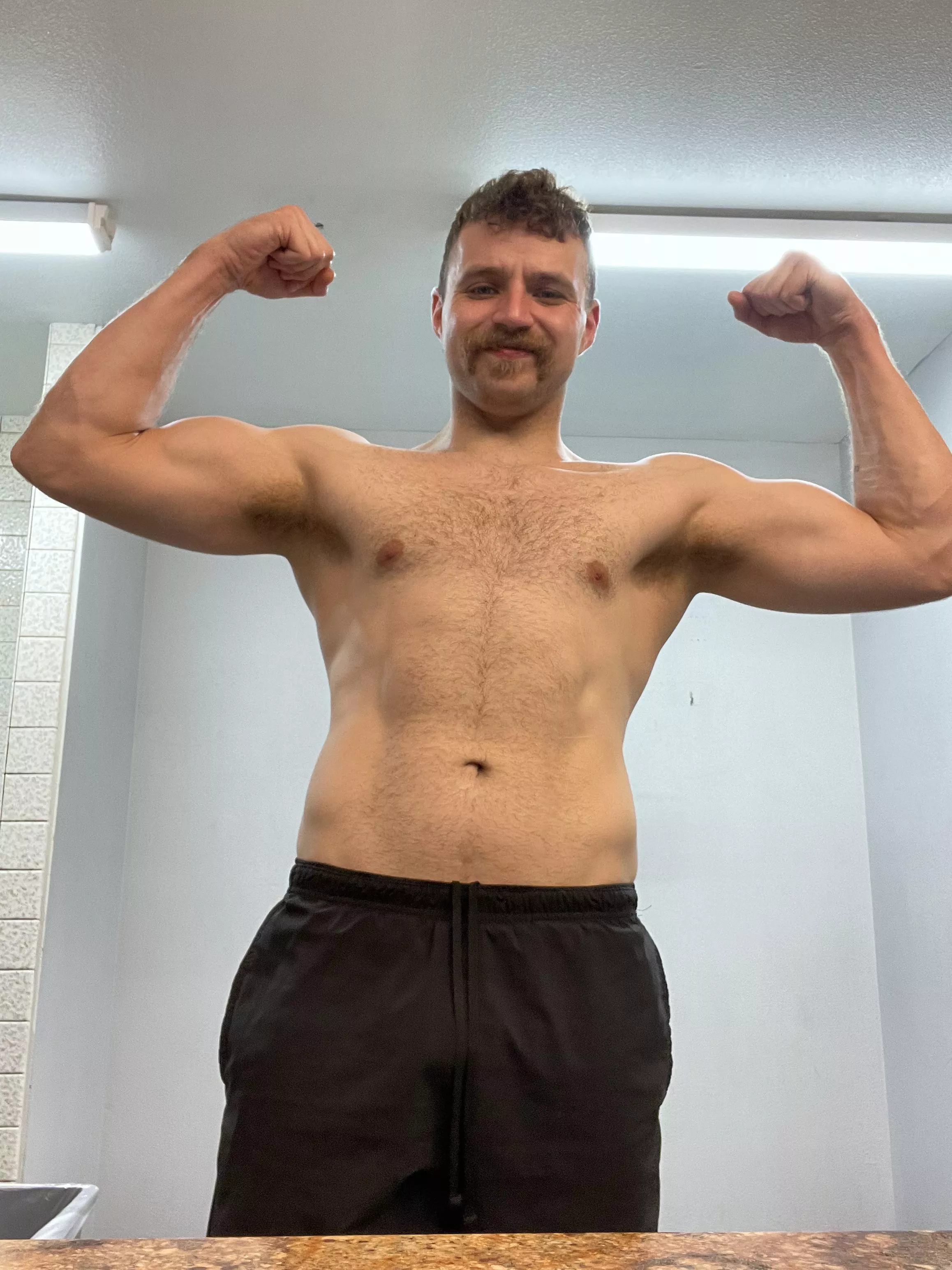 Dm if you wanna see the fat cock swinging in these shorts 😛