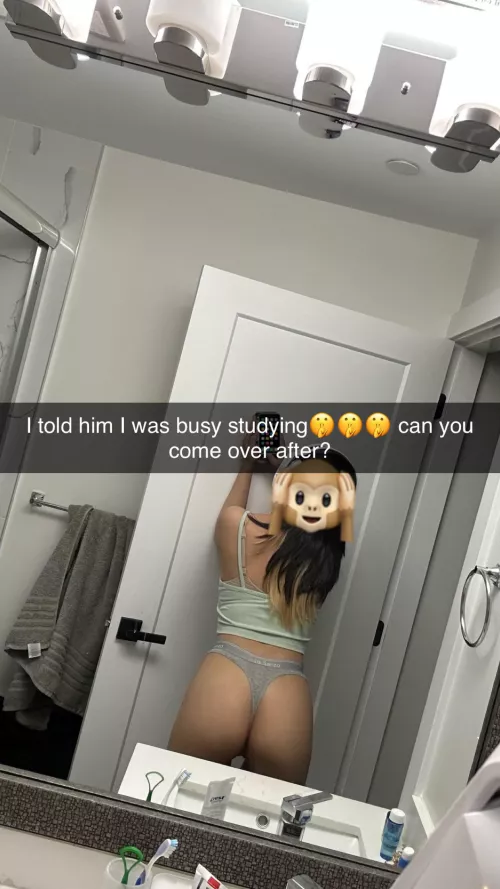 (F18 asian) sorry babe, I’m busy studying tonight 🥺