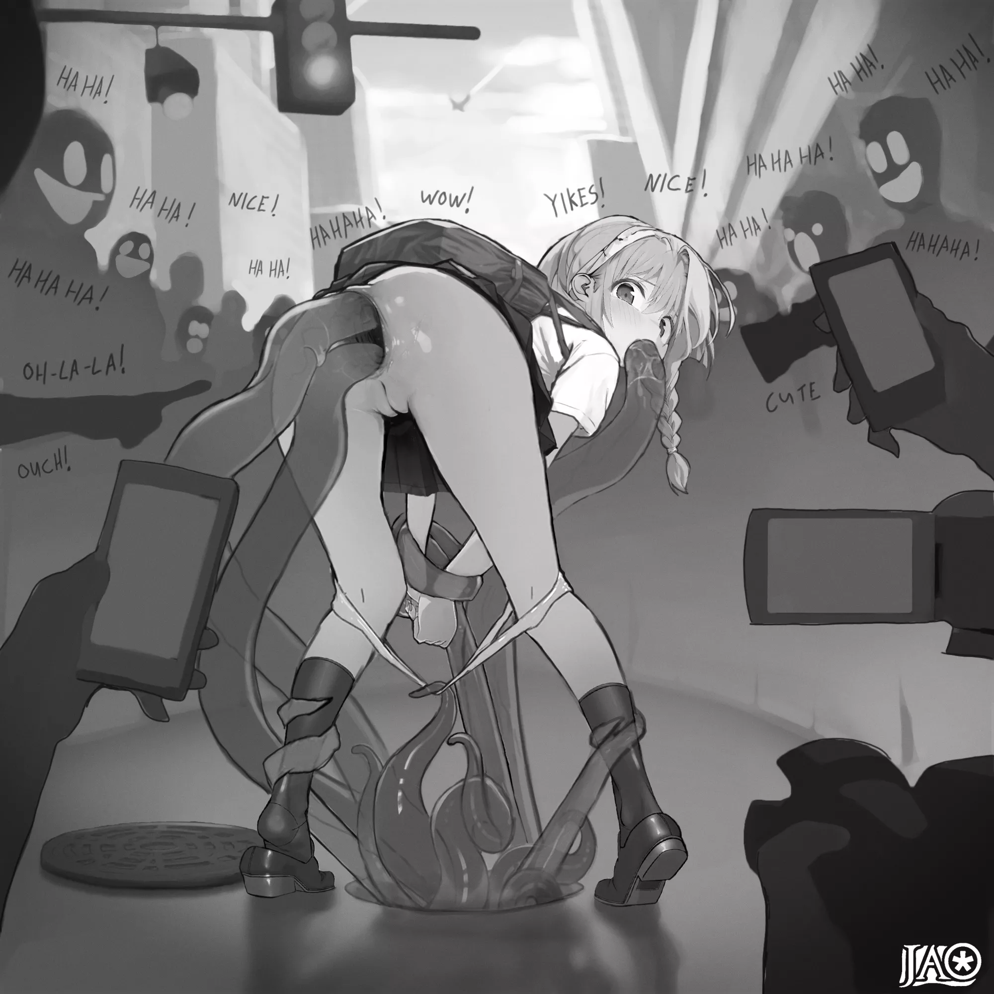 Her humiliation will be broadcasted all over the internet [jao]