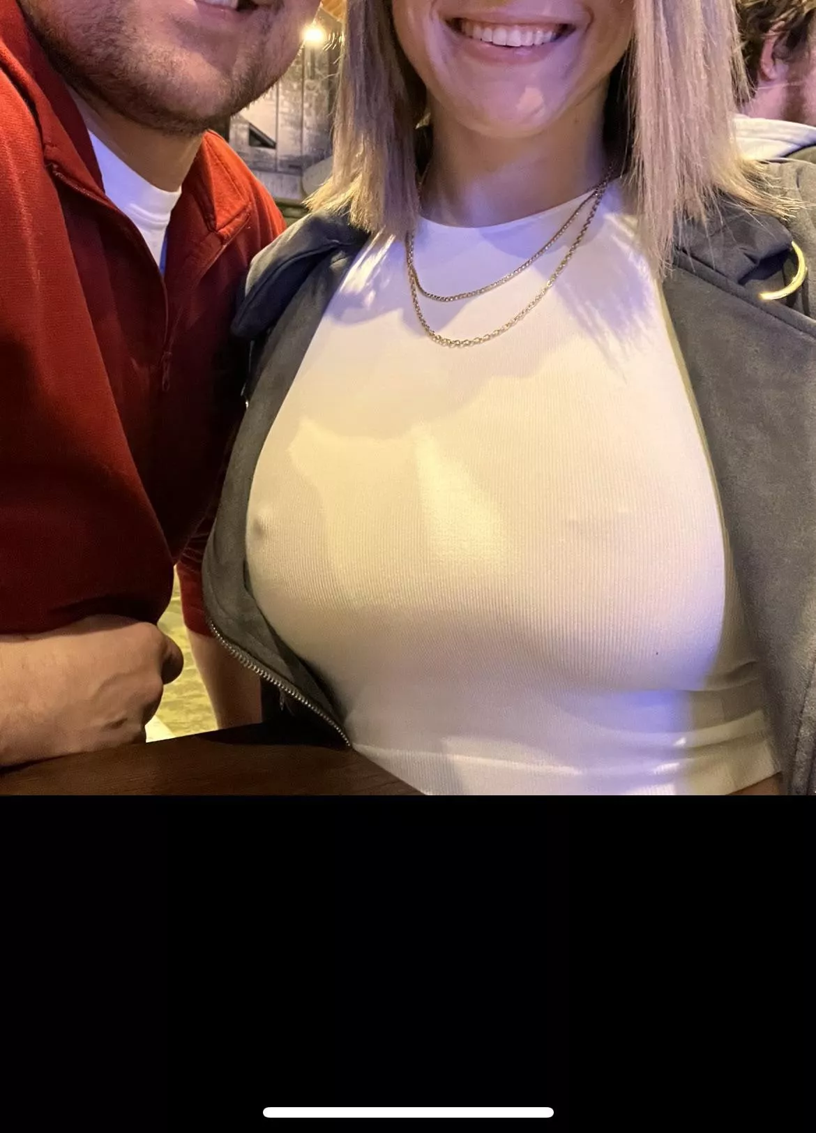 I love when everyone stares at my nipples