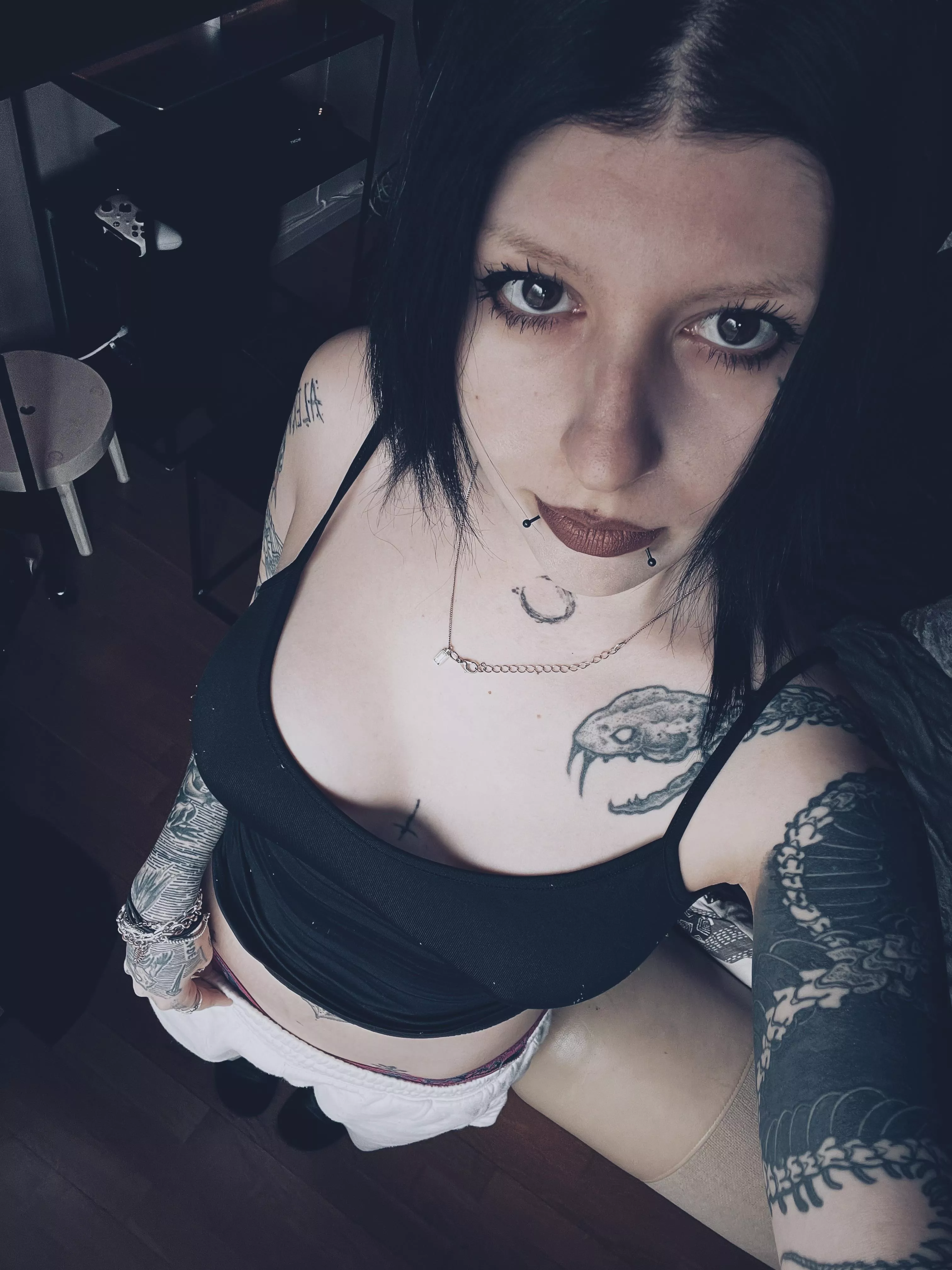 I want you to undress me with your teeth