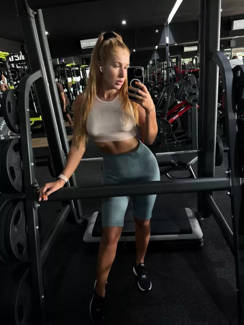 in the gym