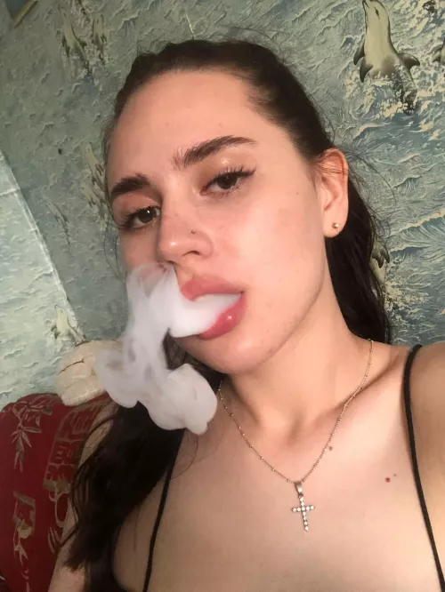 It turned out to take a picture of a beautiful smoke