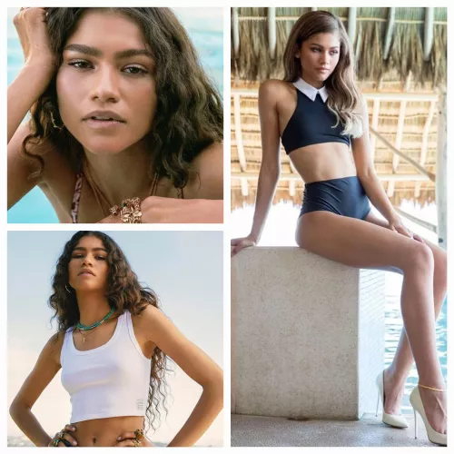 Let's get bi and naughty for Zendaya until I'm covered in cum