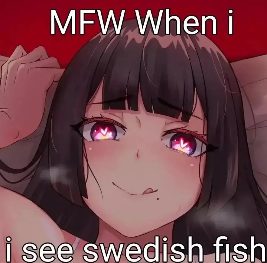 LF Color Source: heart-shaped pupils, black hair, tongue out, pillow grab,