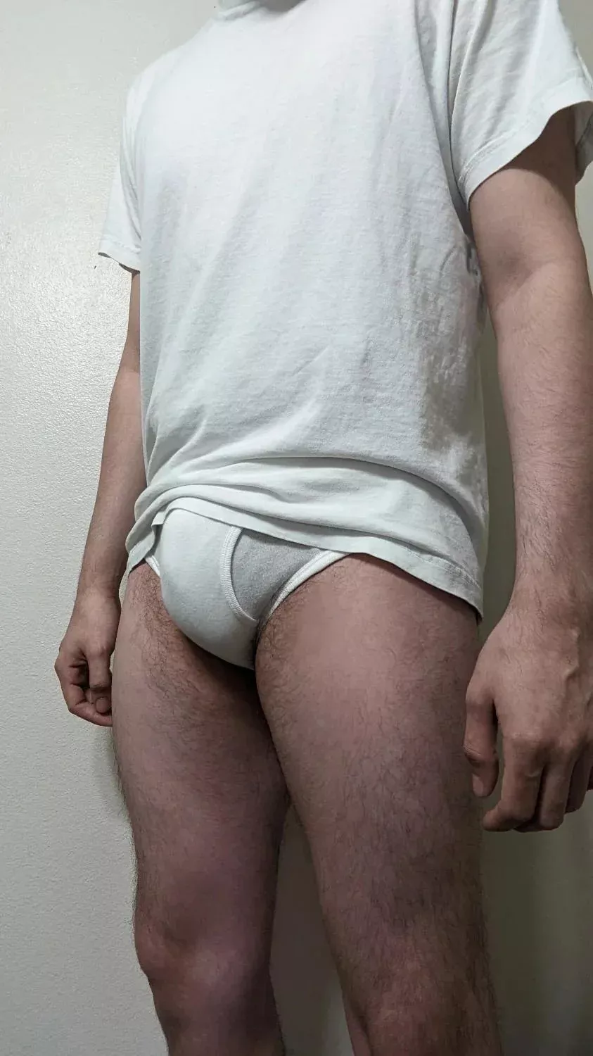 Living with two gay friends from college and they love seeing me show off my briefs