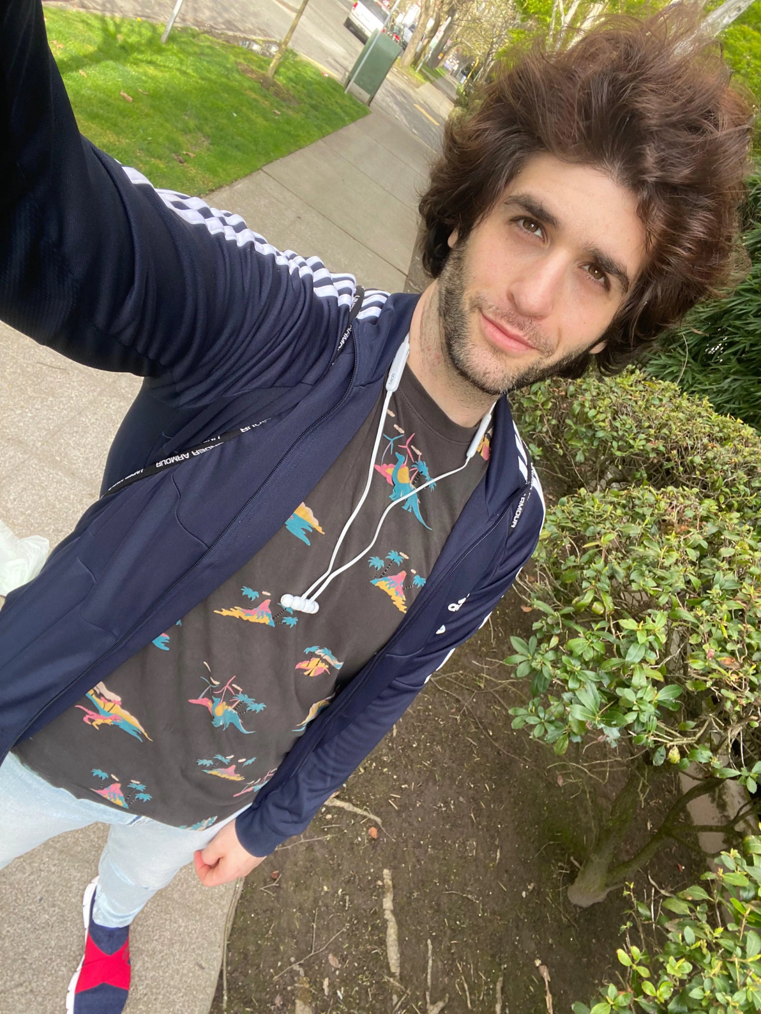 My hair has ascended