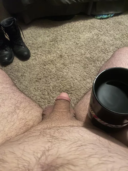 Naked coffee time. Good morning everyone
