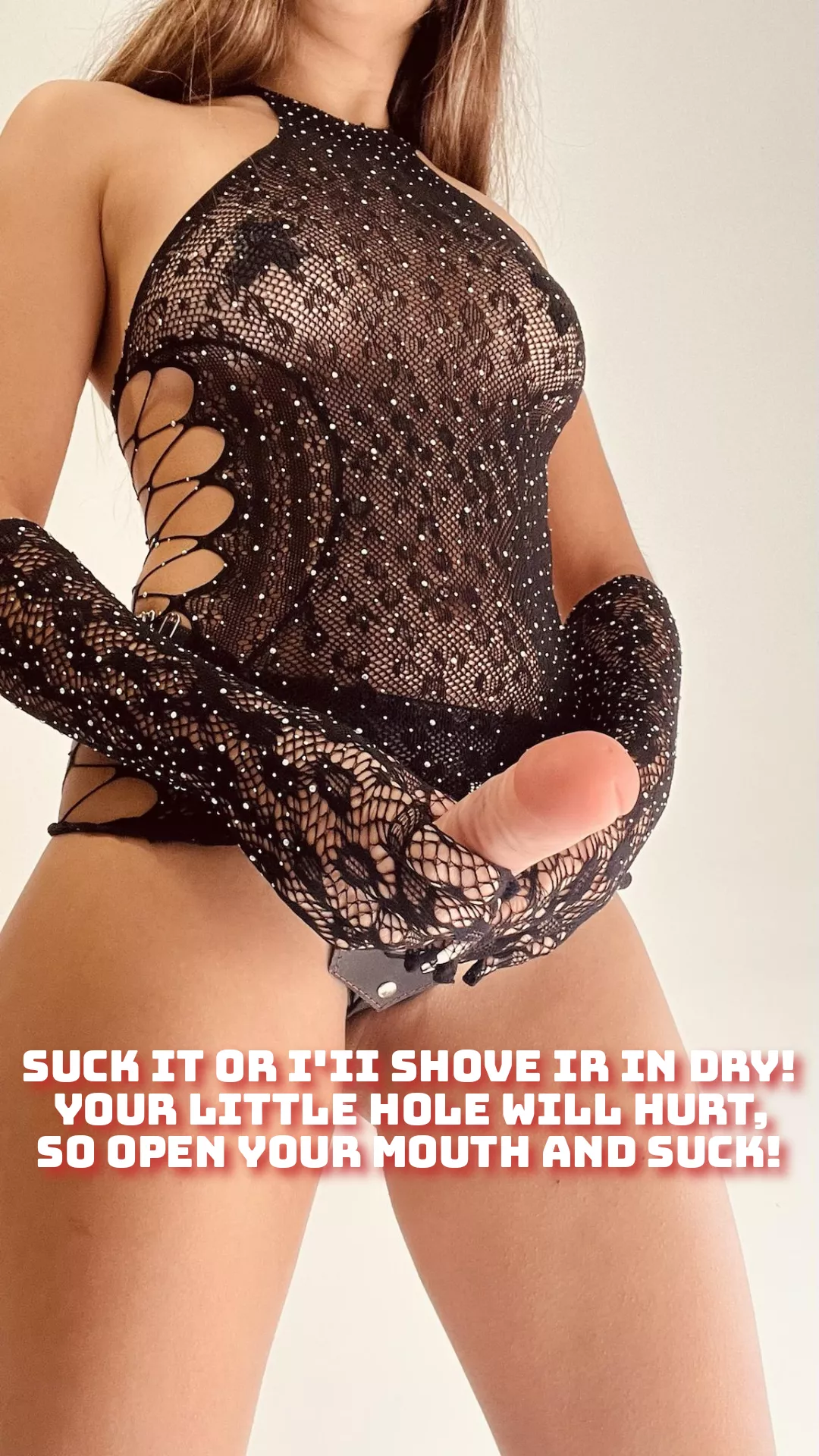 open your mouth and suck it!