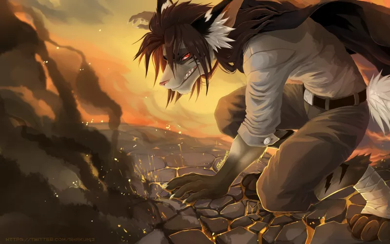 Ranmaru, my evil cat :3 (art by me/Shakumi)