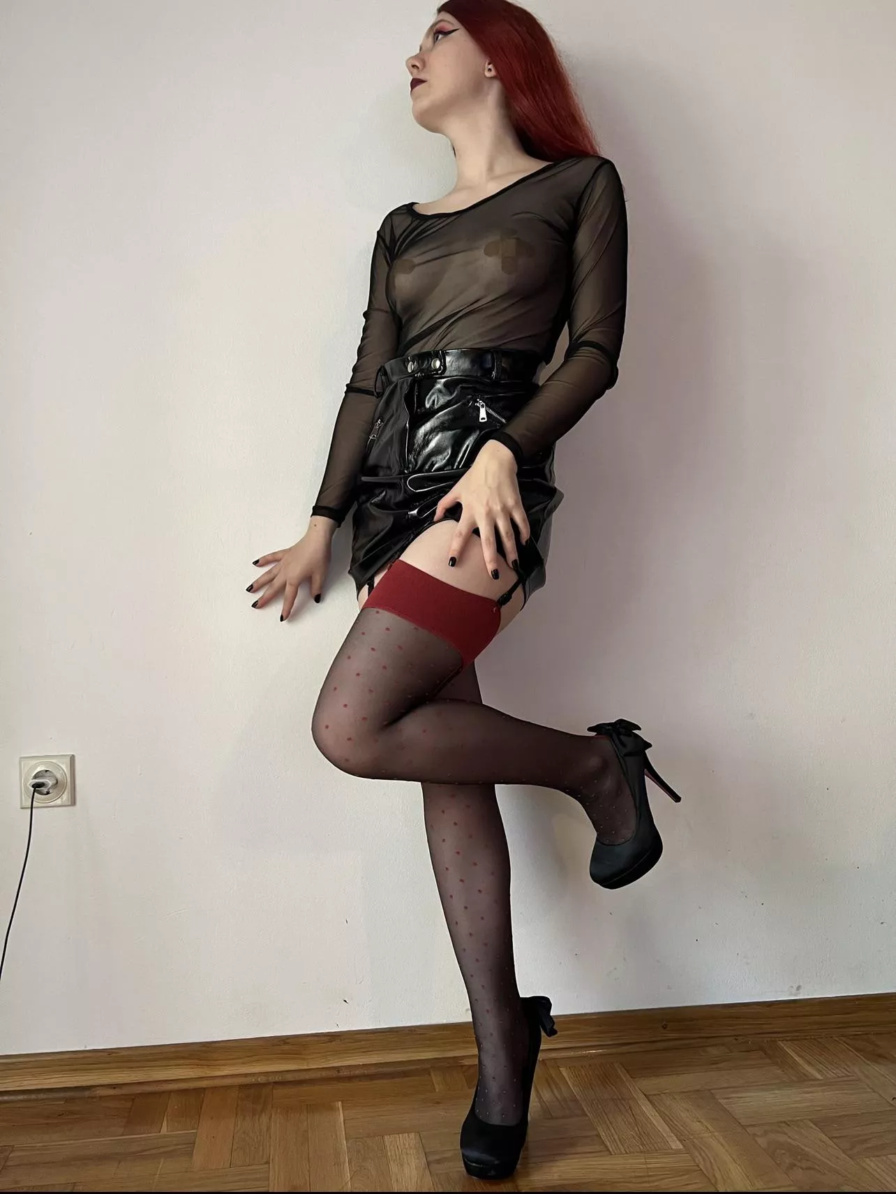 Stockings and sheer clothes 🥰
