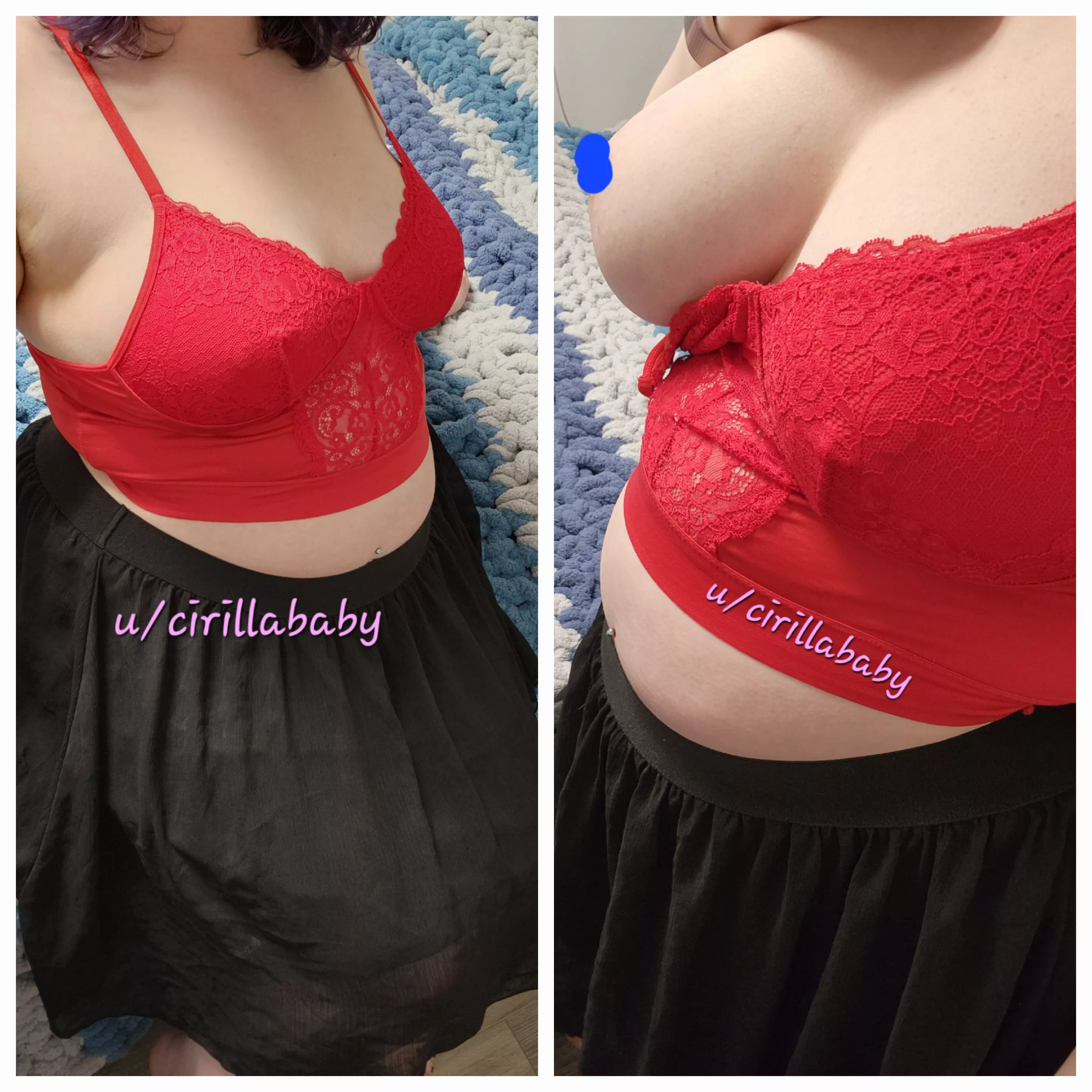 Surprise! Perky and large