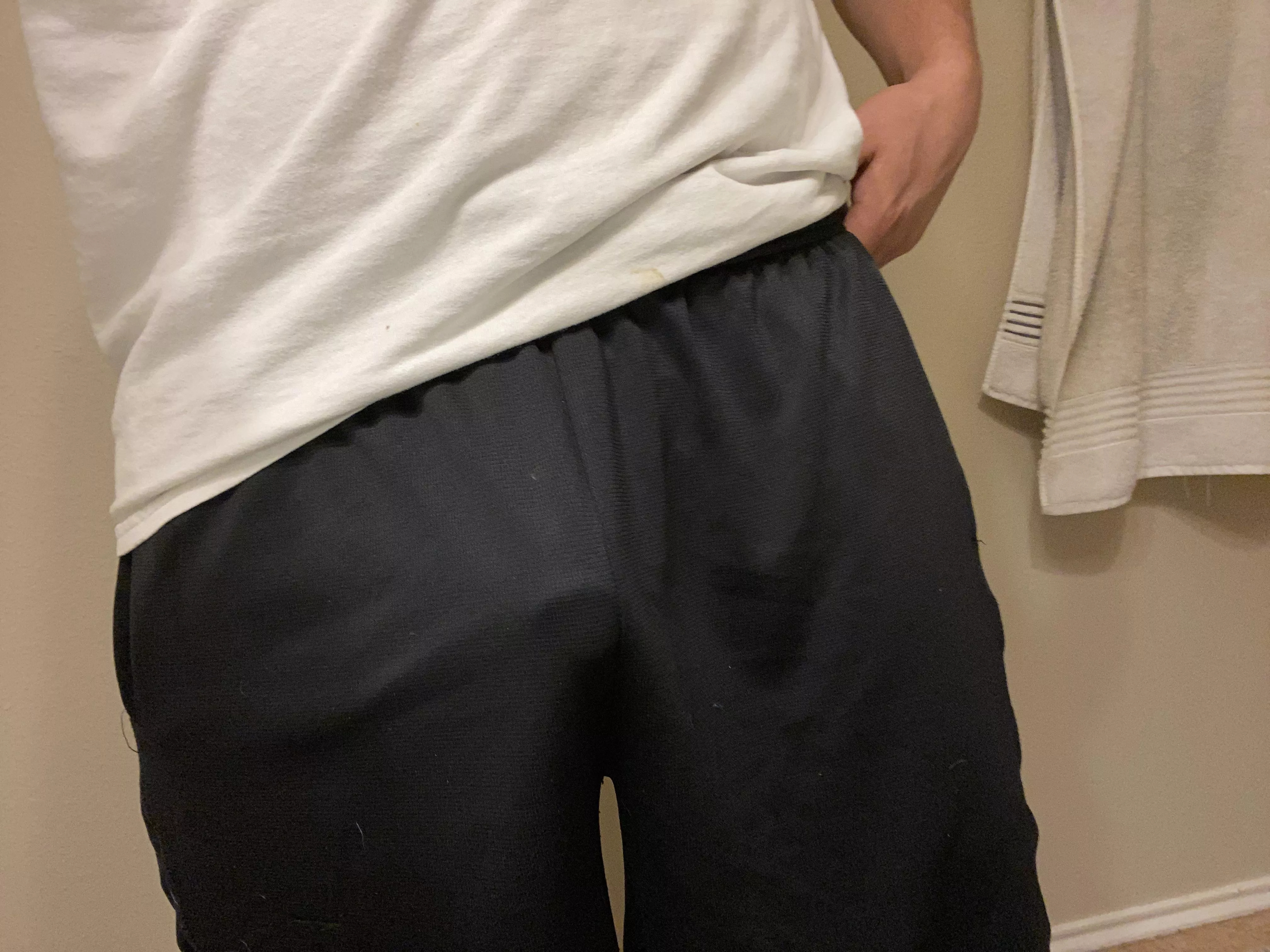 These shorts may be too thin to wear to the store