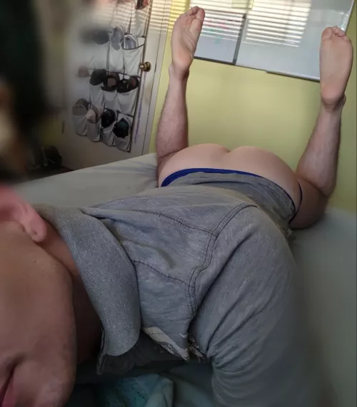 This short guy is ready for a big dick. It will look ever bigger when it fucks me.