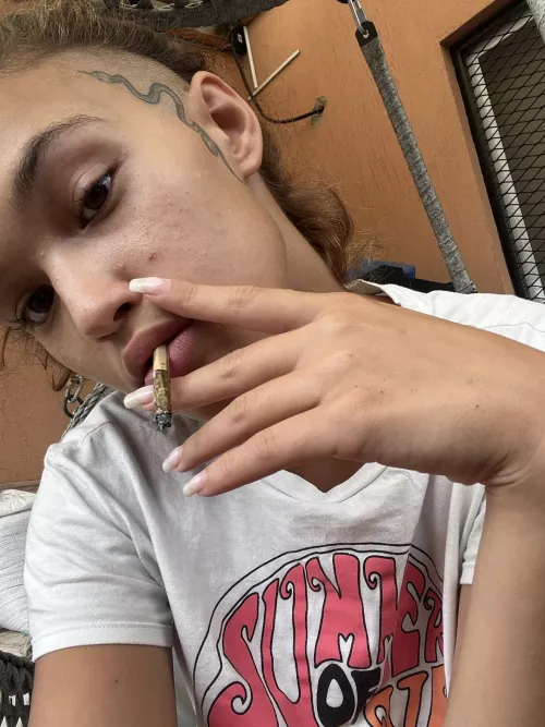 waiting for you so we can smoke a joint while we play dirty 😈😏