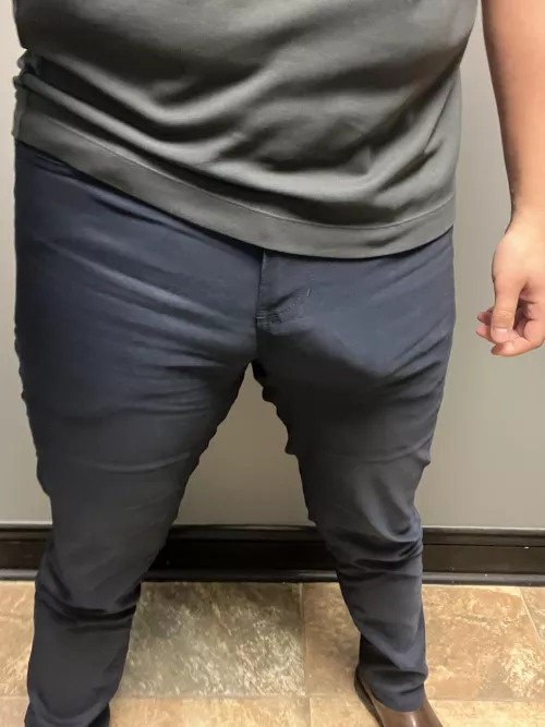 Work day bulge. Do you think people in the office have noticed?