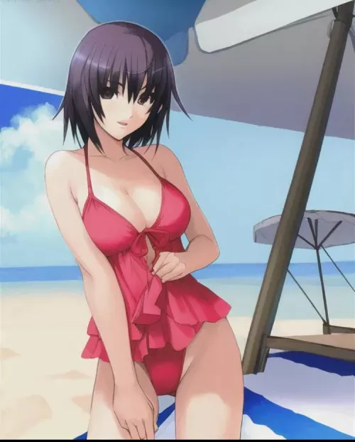 At the beach Made with starryai