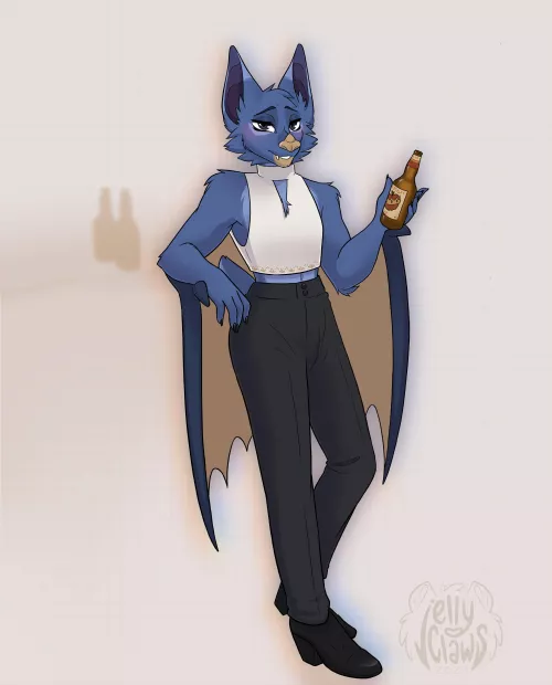 Care to share a cider with a bat? 🍎 [JellyClaws]