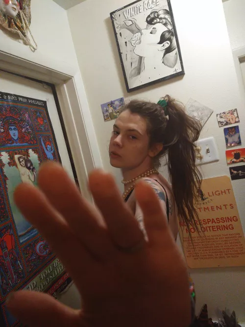 Don't fucking touch Me, slave.