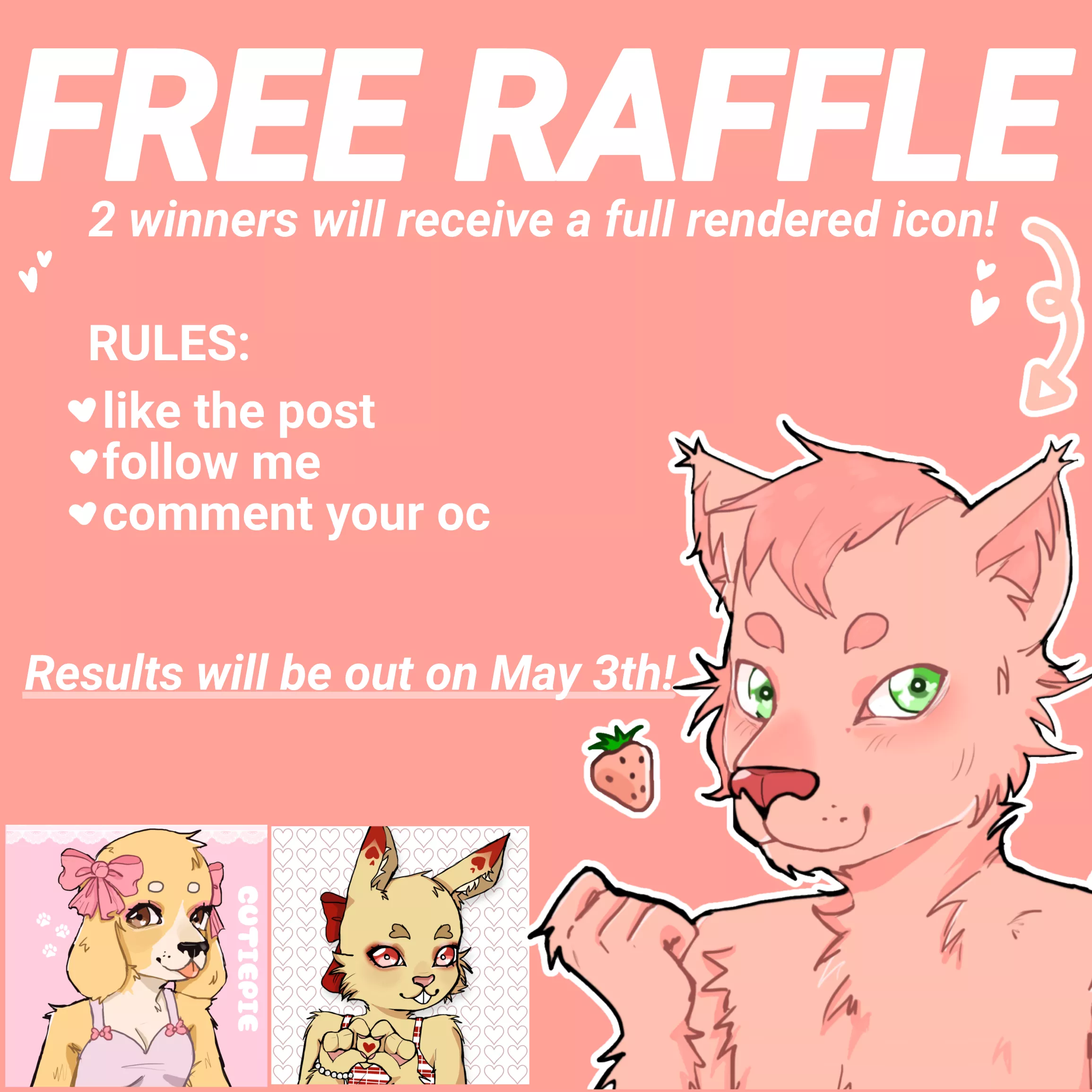 Free raffle with 2 winners!