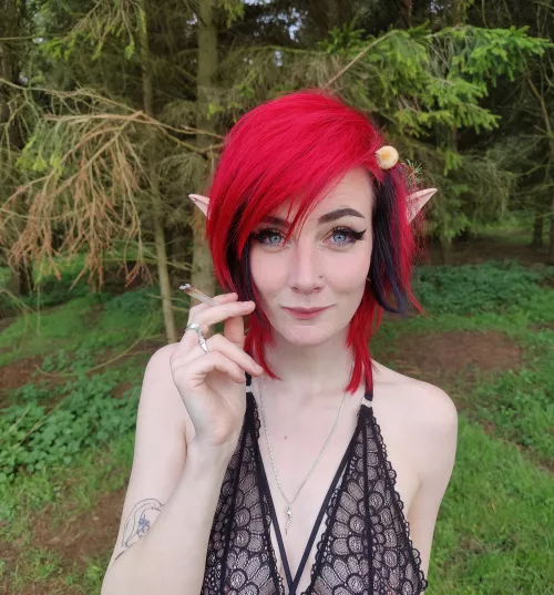 Got my smoke lit, nature in my hair and the wind on my skin what more do you need 🪴