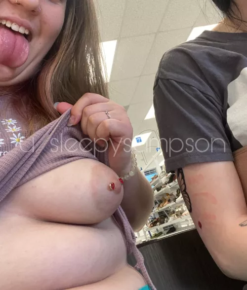 Had to be quick, I was at the [f]ront of the store [oc]