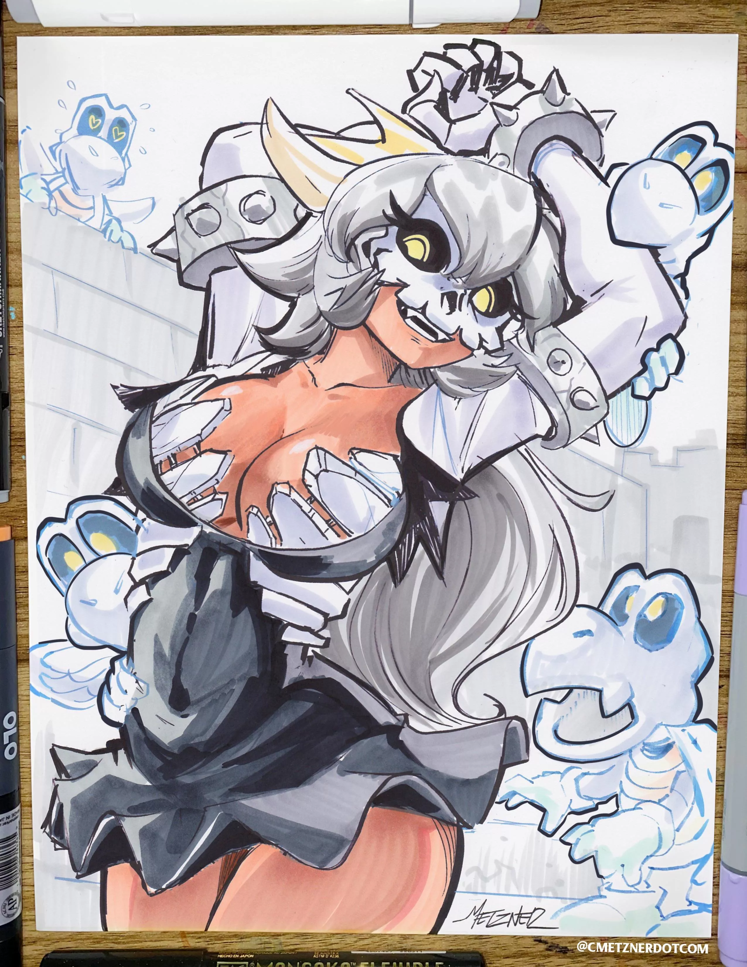 Here’s my drawing of Dry-Bonesette!