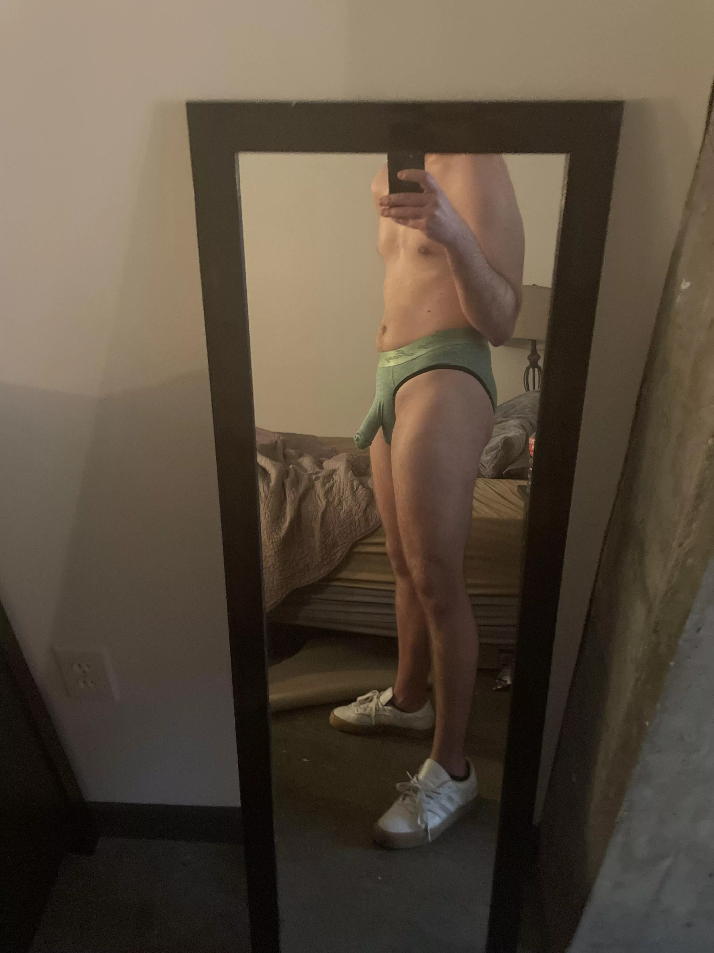 I’m going to start a channel on pornhub where we try on sexy underwear with each other and maybe sometimes the vibes are there and we have wild sex - maybe underwear in someone’s mouth 😂 Idk I just love bulges. Here’s some underwear that let’s