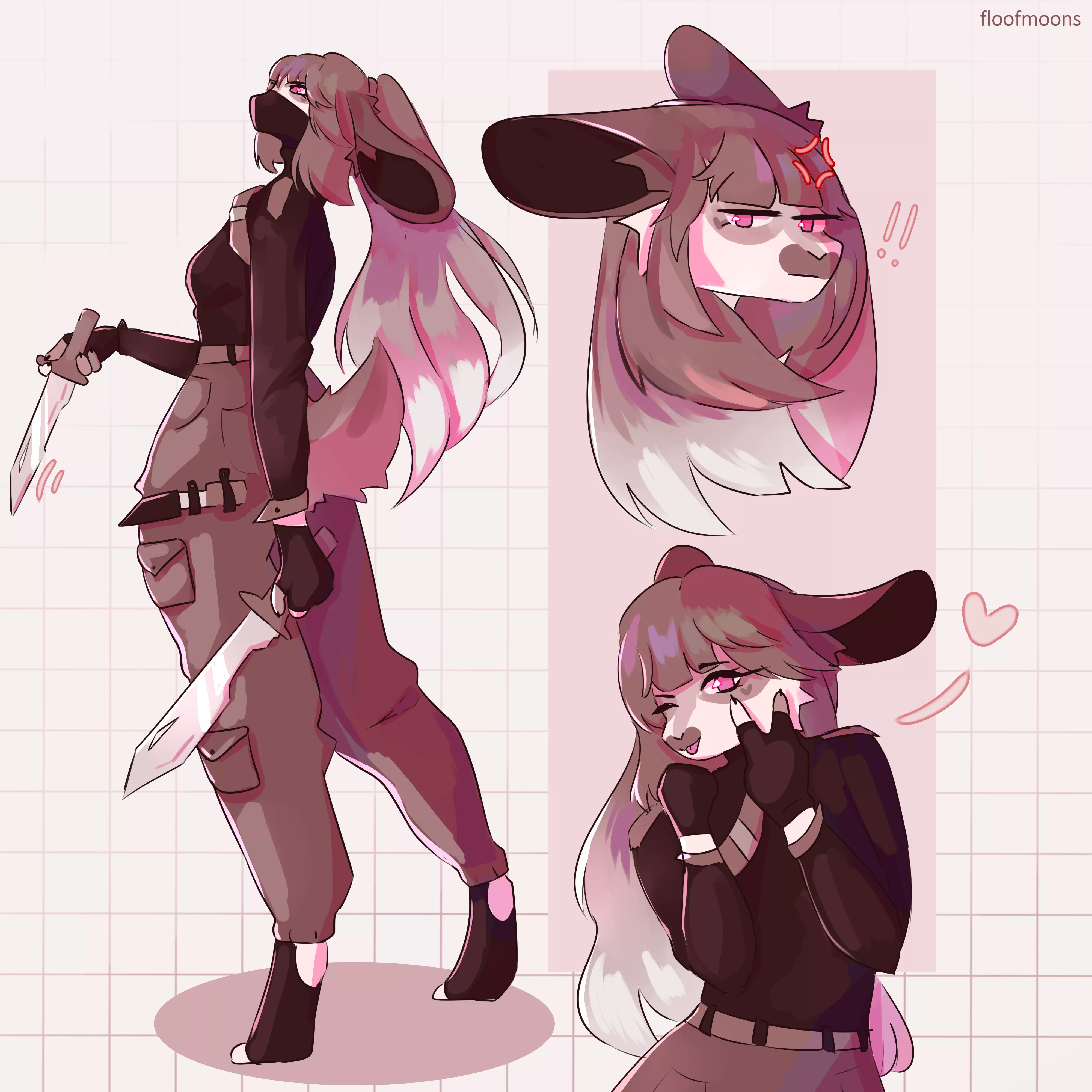 in her defense if she hurt someone with those knives she was just in a silly goofy mood [OC]