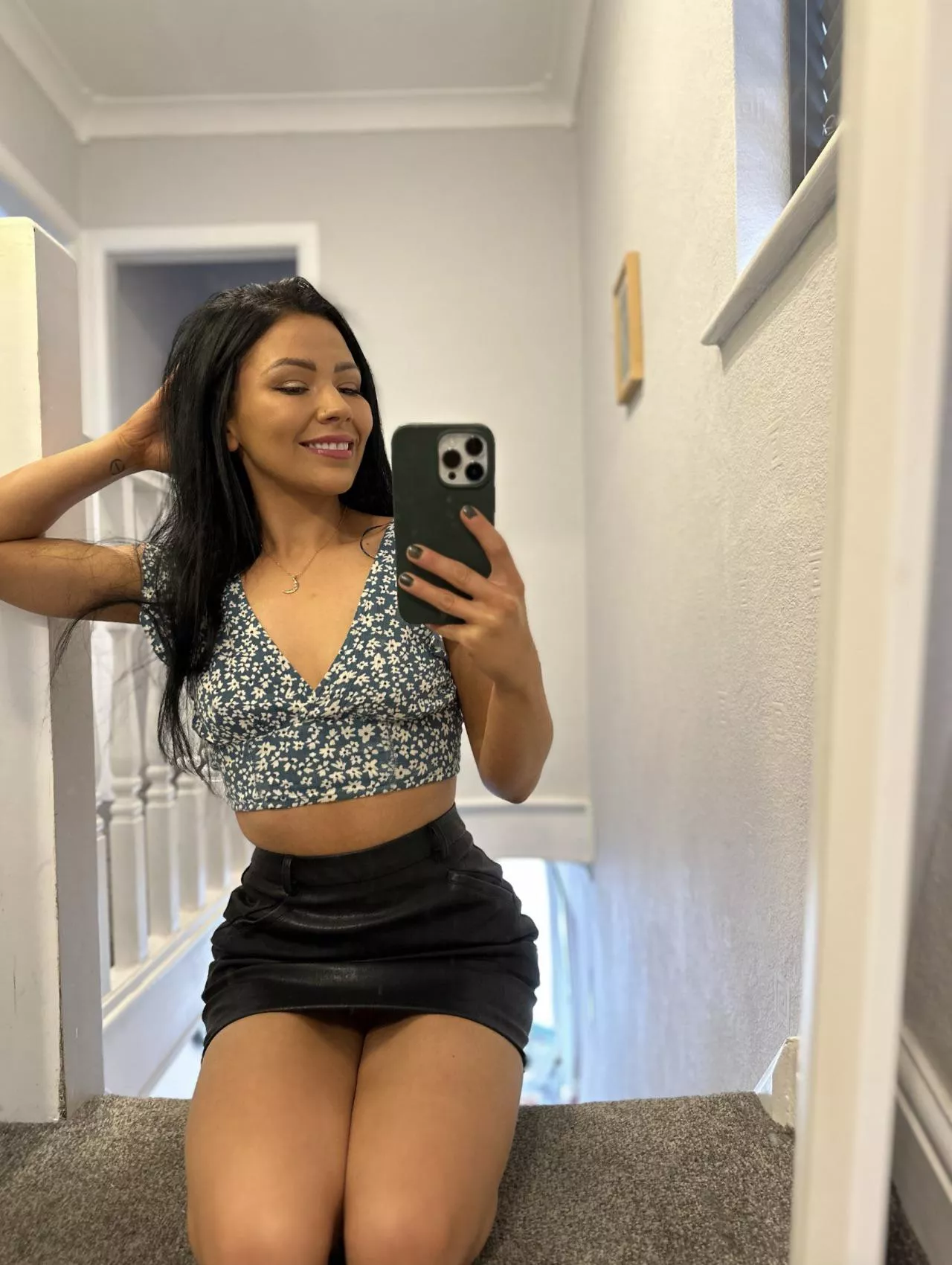 Leather skirts are everything