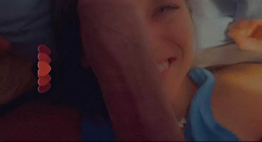 Massive cock on my face