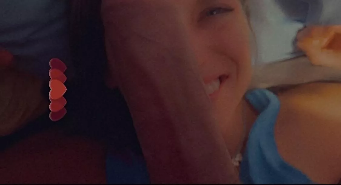 Massive cock on my face